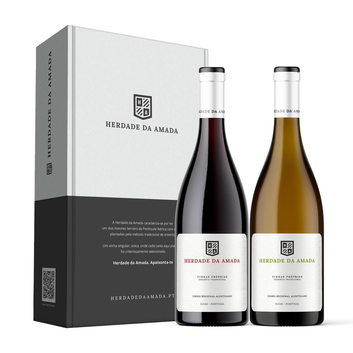 Herdade Da Amada Tinto 2023 e Branco 2024 75cl