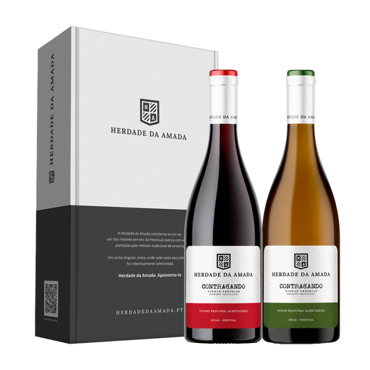 Herdade da Amada Contrabando Tinto 2024 + Contrabando Branco 2025 75cl