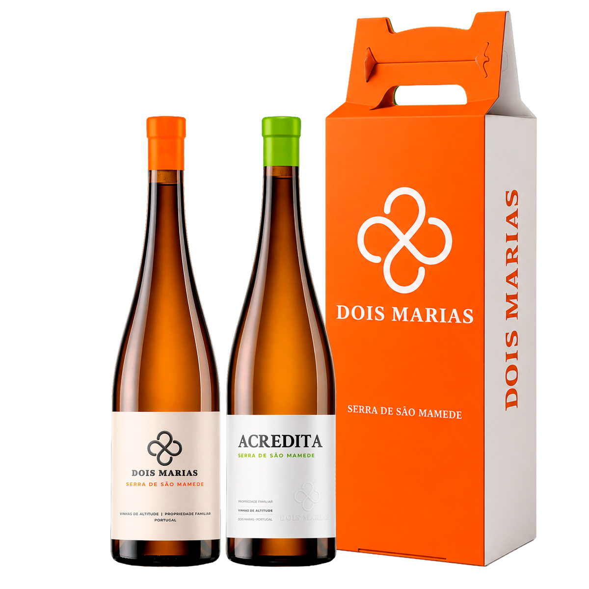 Pack Dois Marias + Acredita 75cl + Caixa de Oferta