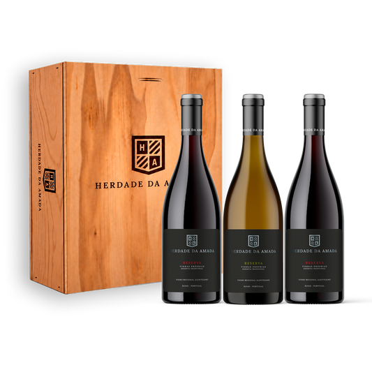 Herdade da Amada Pack 2 Reserva Tinto + 1 Reserva Branco 2023 75cl