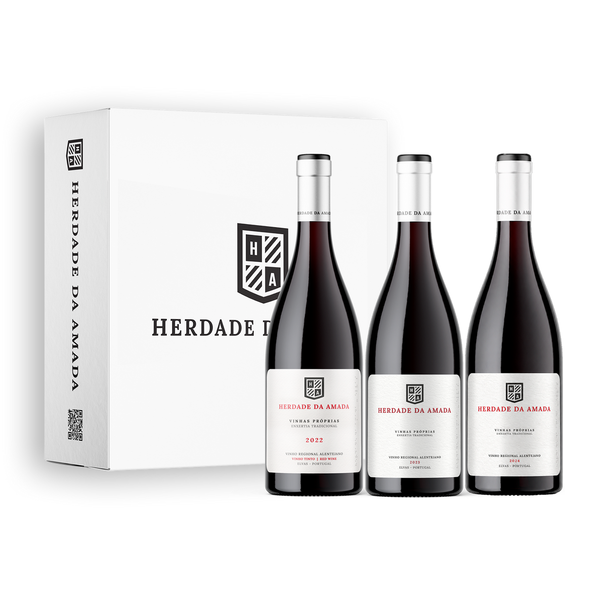Pack Vertical Herdade da Amada Tinto 2022 | 2023| 2024 75cl