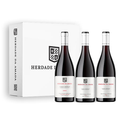 Pack Vertical Herdade da Amada Tinto 2022 | 2023| 2024 75cl