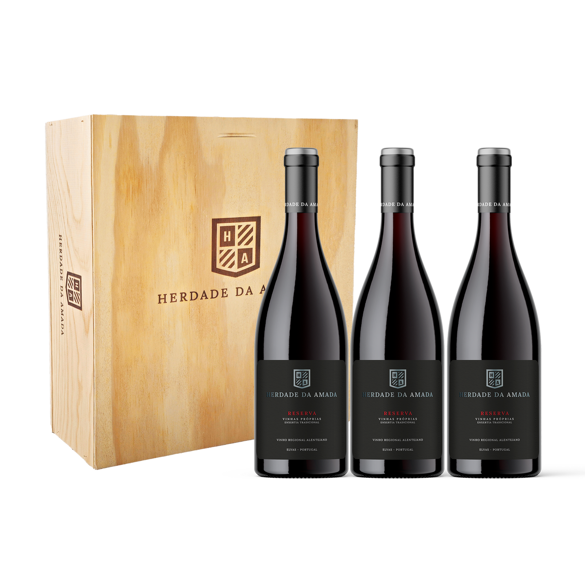 Herdade da Amada Pack 3 Tinto Reserva 2023  75cl